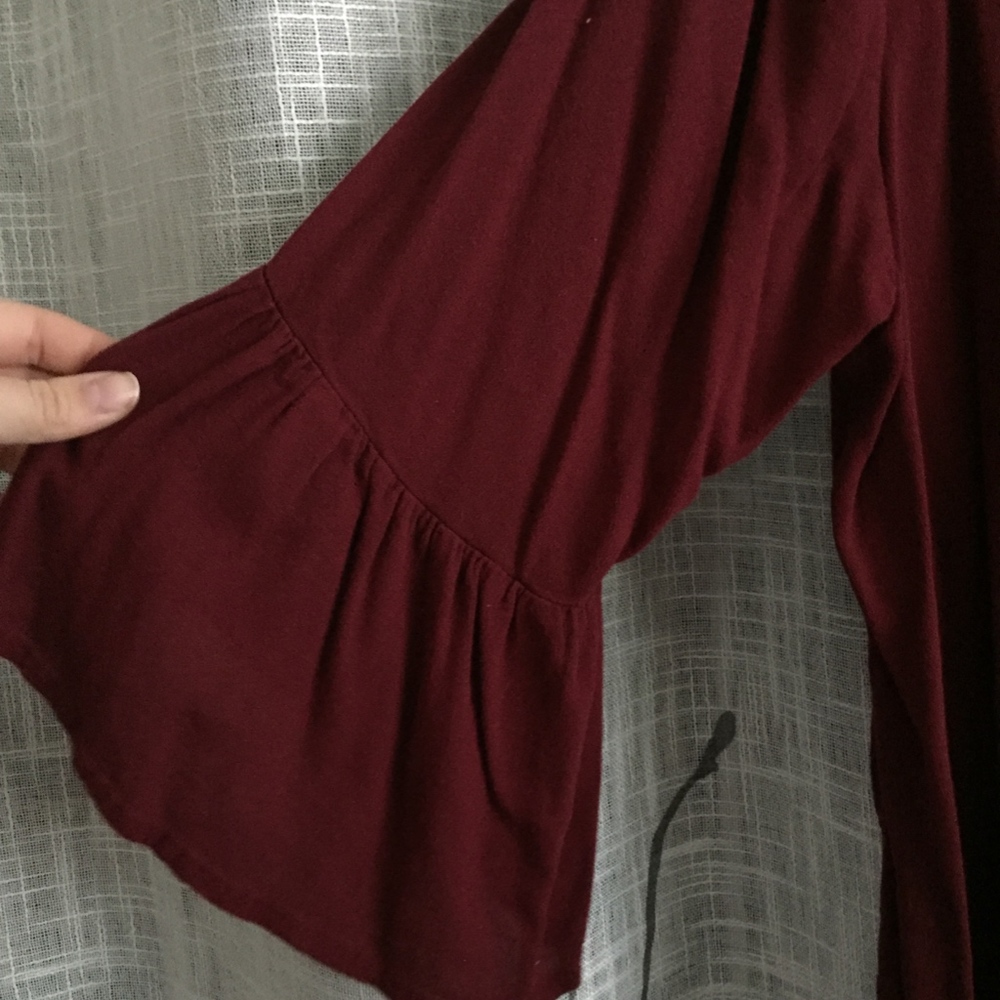 Old Navy Maroon Tunic Shirt - Picture 3 of 5